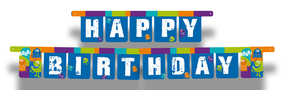 Guirnalda Fun Monsters 3 metros