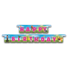Guirnalda Happy Birthday La Granja De Zenon 3m