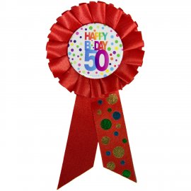 Distintivo per il 50° compleanno con puntini