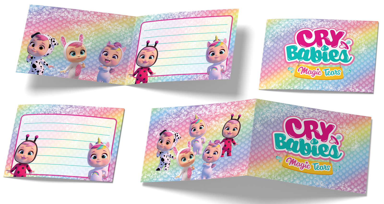 Inviti Cry Babies 240 x 80 mm