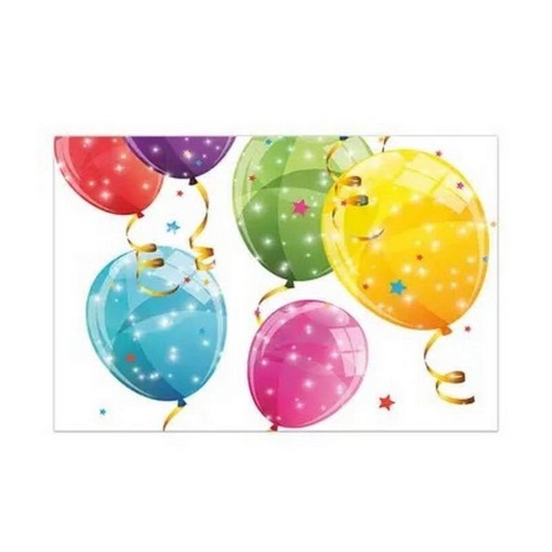 Nappe 120 x 180 cm Ballons scintillants