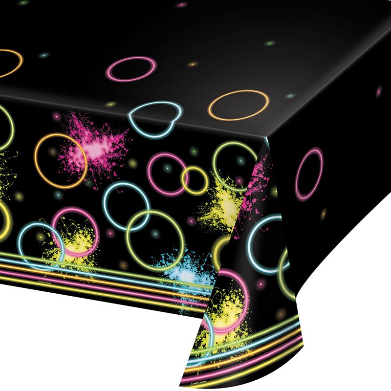 Nappe en plastique 259 x 137 cm, thème lumineux