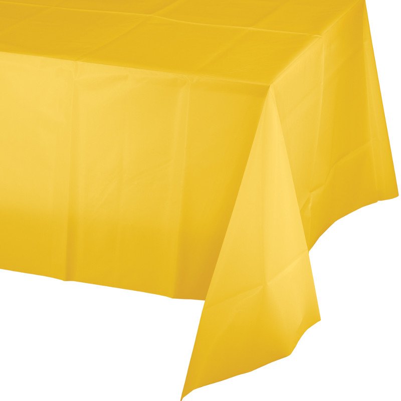 MANTEL DE PLASTICO 274 x 137 CM SCHOOL BUS YELLOW
