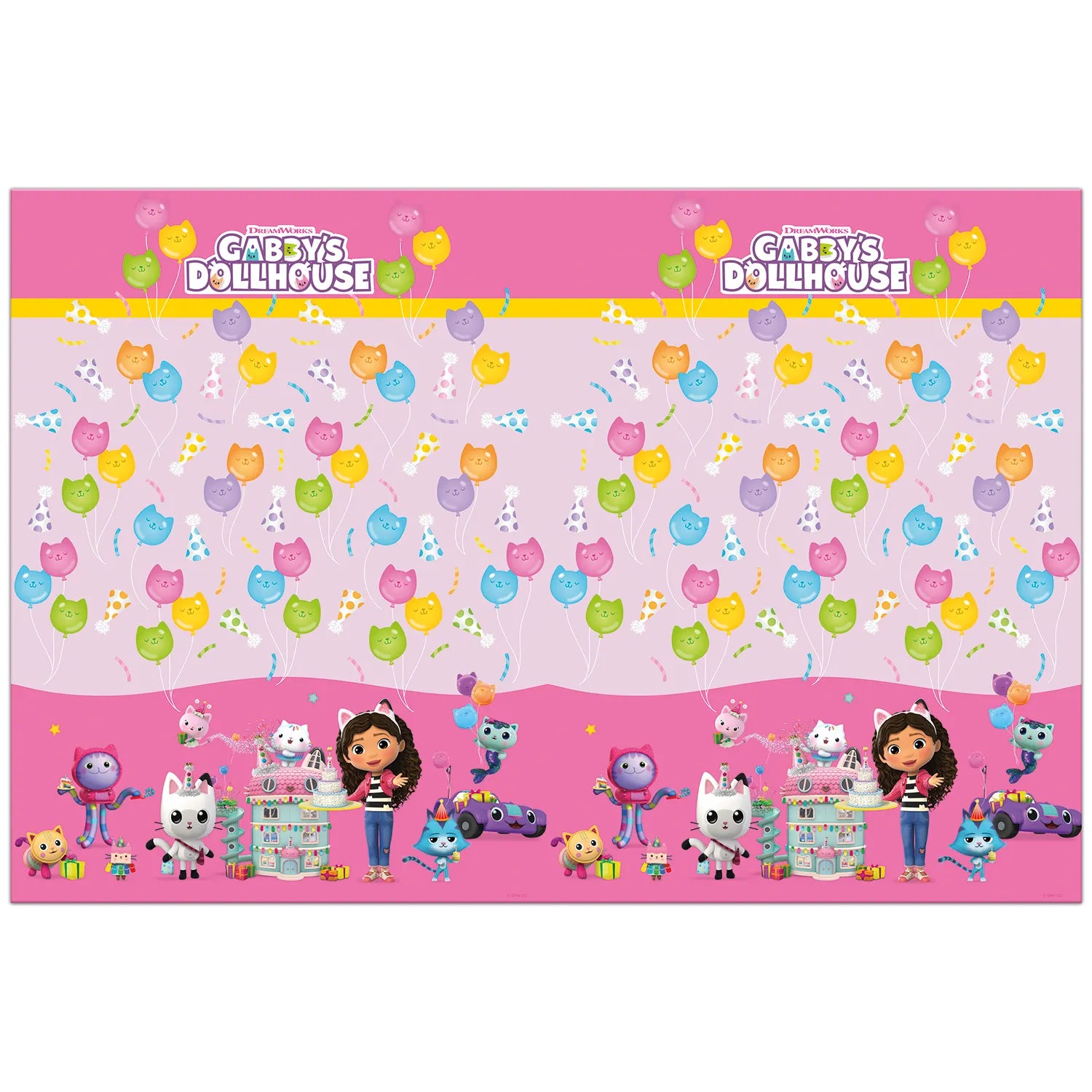 MANTEL PLASTICO 120x180 CM GABBYS DOLLHOUSE