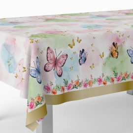 Tovaglia 120 x 180 cm Farfalle Festa