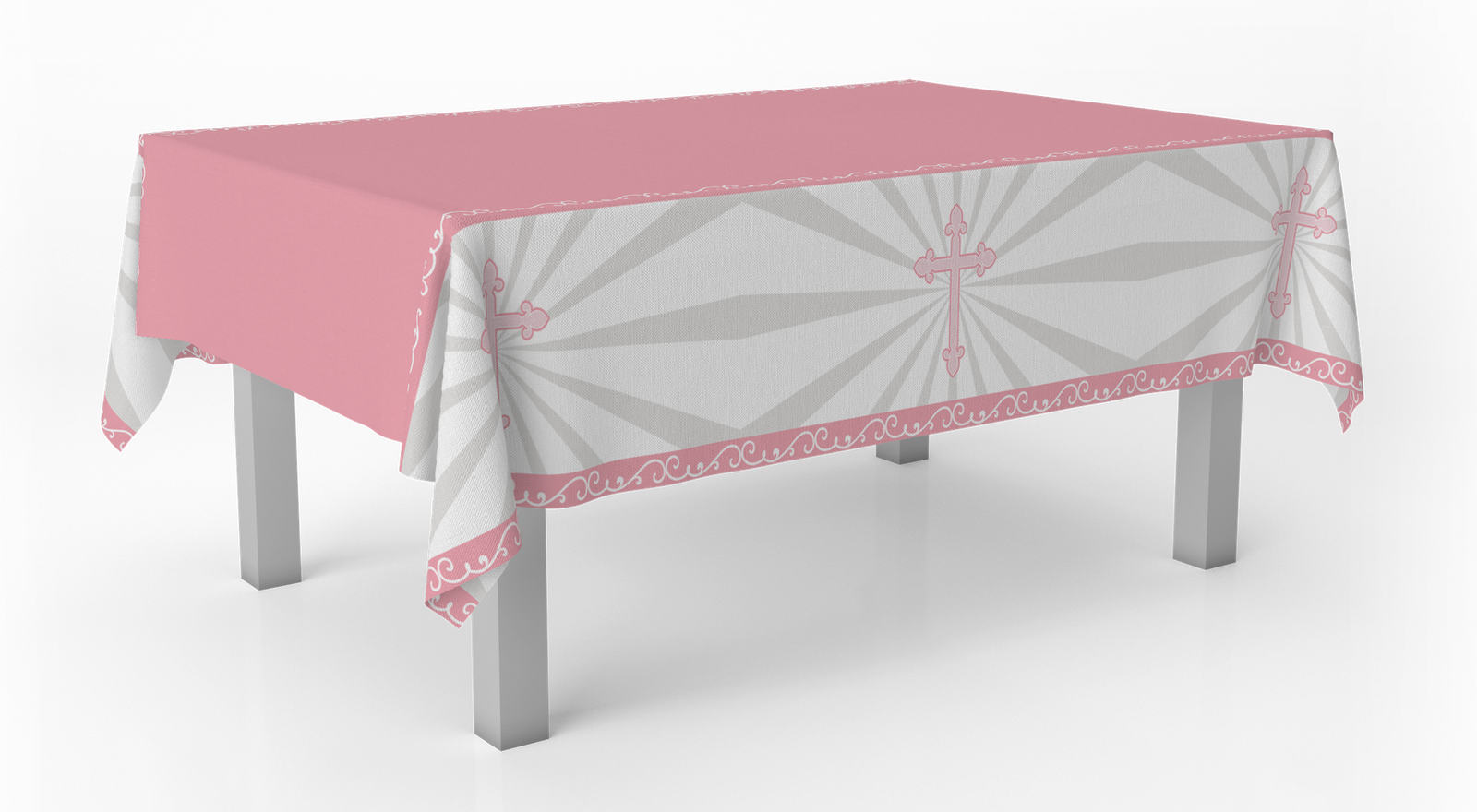 Tovaglia Divinity Rosa 120 x 180 cm