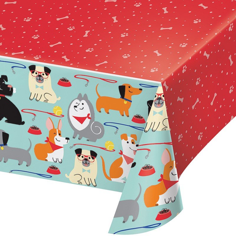 Tovaglia per feste a tema cani