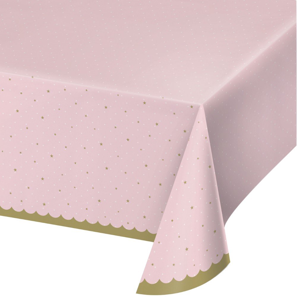 Nappe en plastique 132 x 259 cm, motif cygne élégant