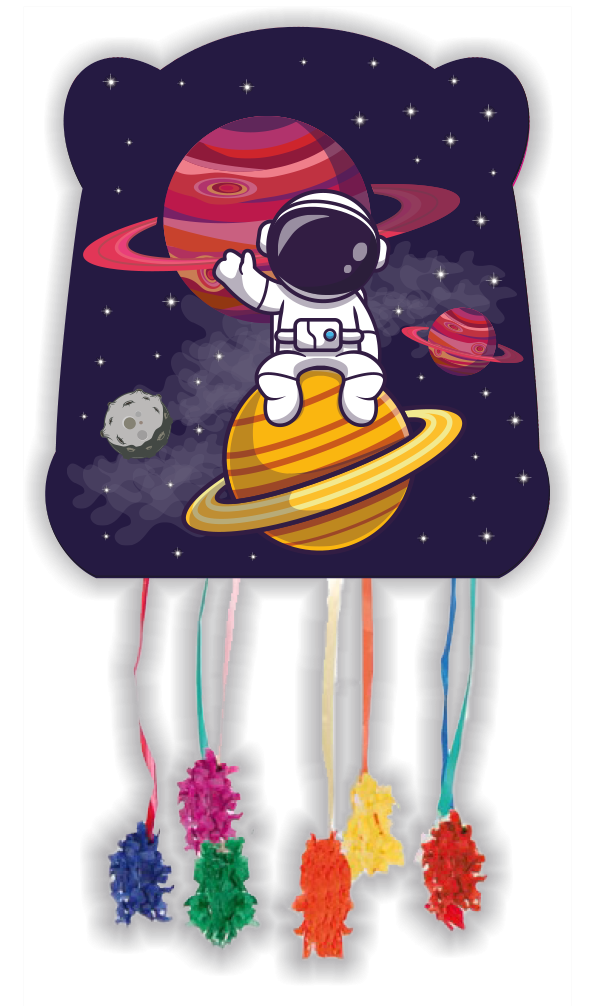 Piñata astronauta 28 x 33 cm