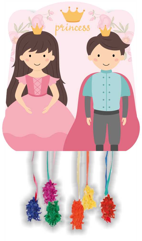 PINATA BASIC DOLCE PRINCIPESSA 28 X 33 CM