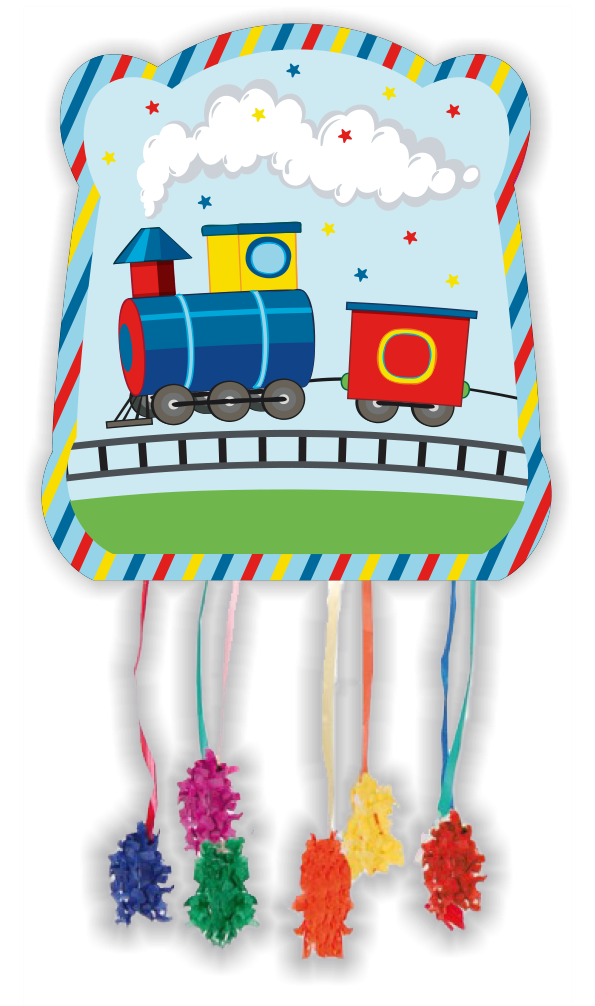 Piñata Lil Train 28 x 33 cm