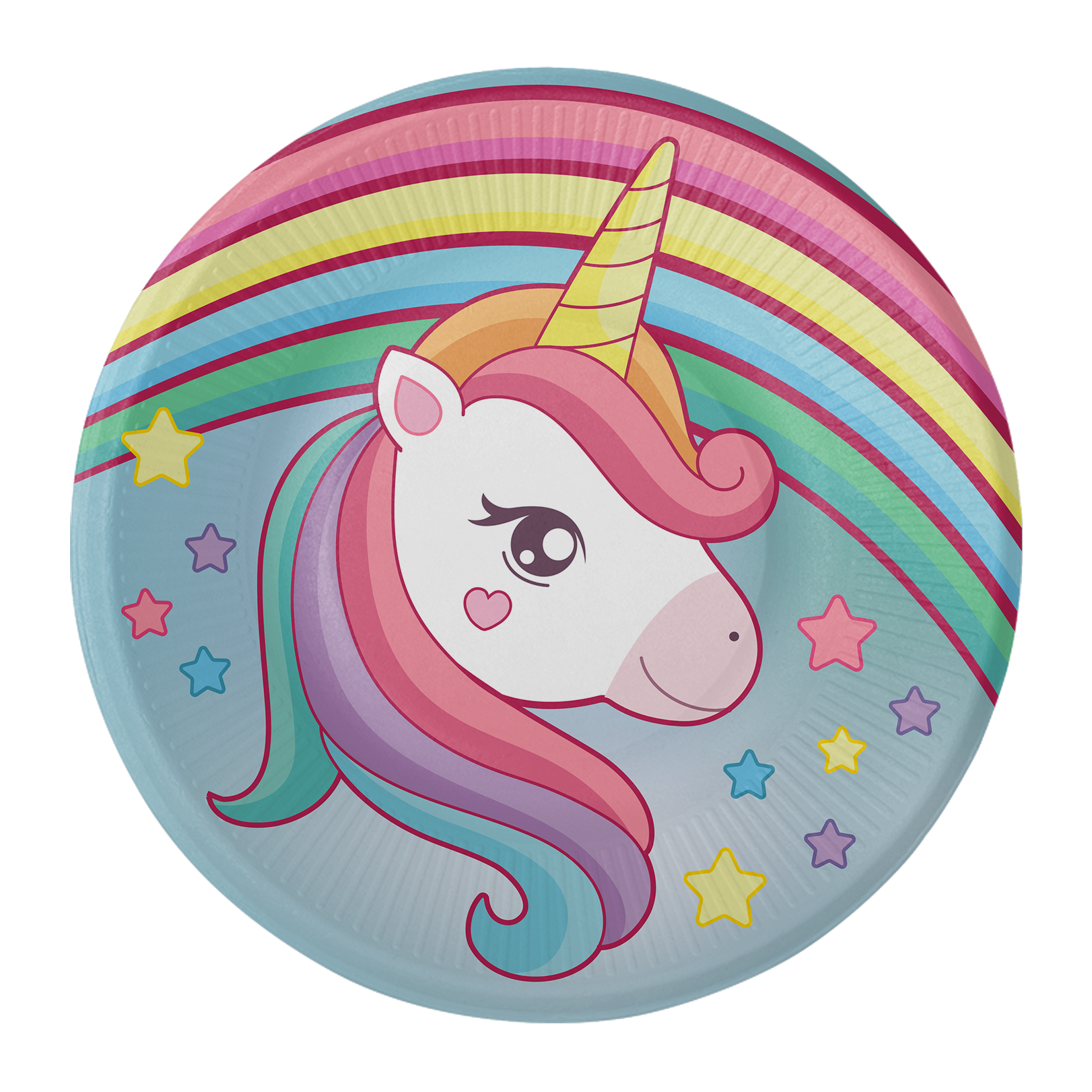 8 Platos Unicorn Magic 18 cm
