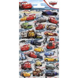Adesivi 102 x 200 mm Glitter Cars Disney