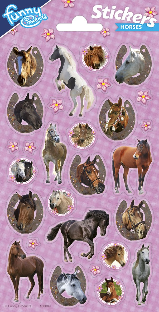Pegatinas 102 x 200 mm Horse Party