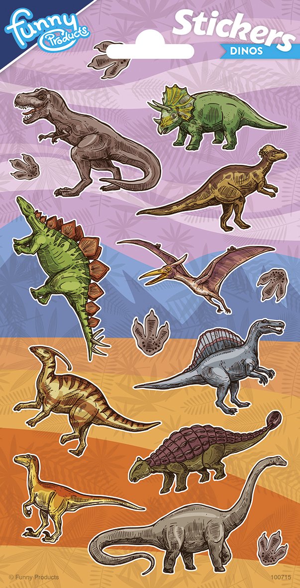Autocollants Jurassic Dino 2 102 x 200 mm