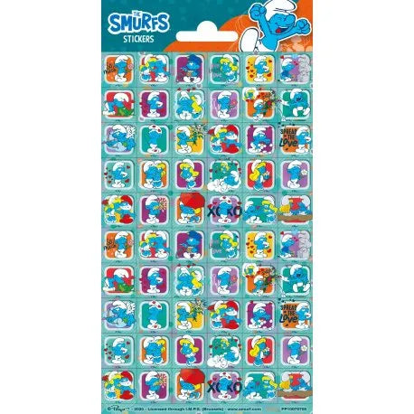 Autocollants Schtroumpfs 102 x 200 mm