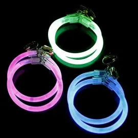 Boucles d'oreilles lumineuses