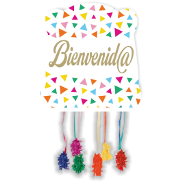 Piñata de bienvenue basique 28 x 33 cm