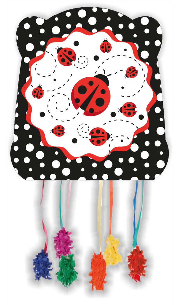 Piñata base LADYBUG 28 x 33 cm