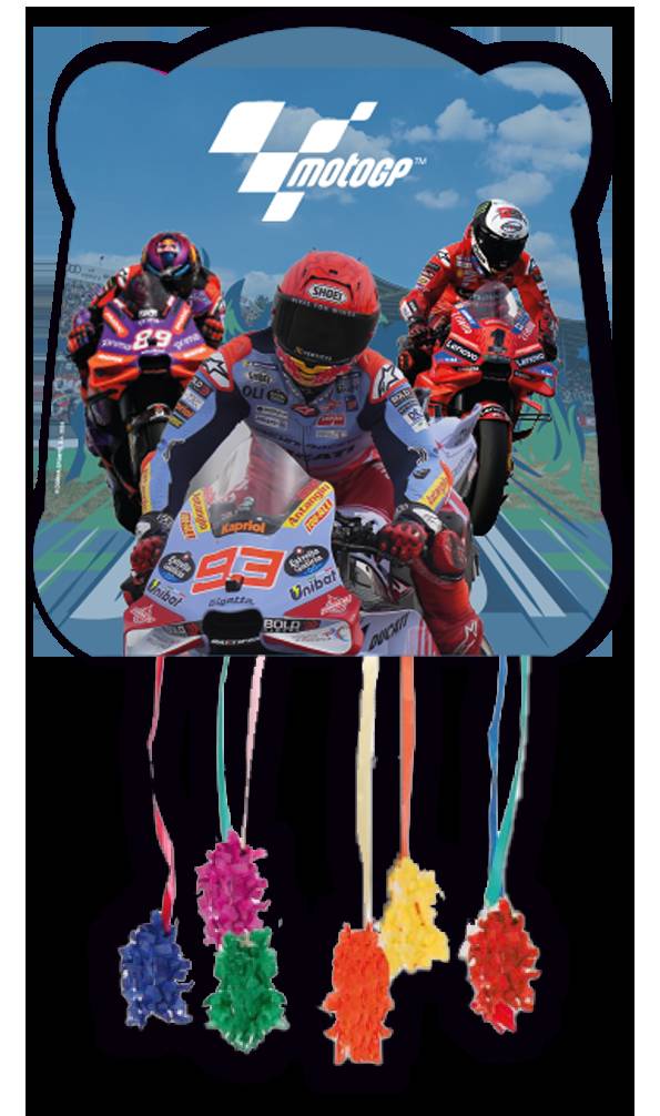 Piñata piccola 33 x 28 cm Moto GP