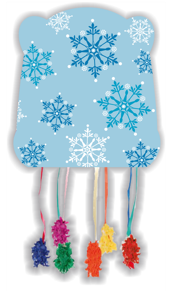 Piñata Fiocchi di Neve Base 28 x 33 cm