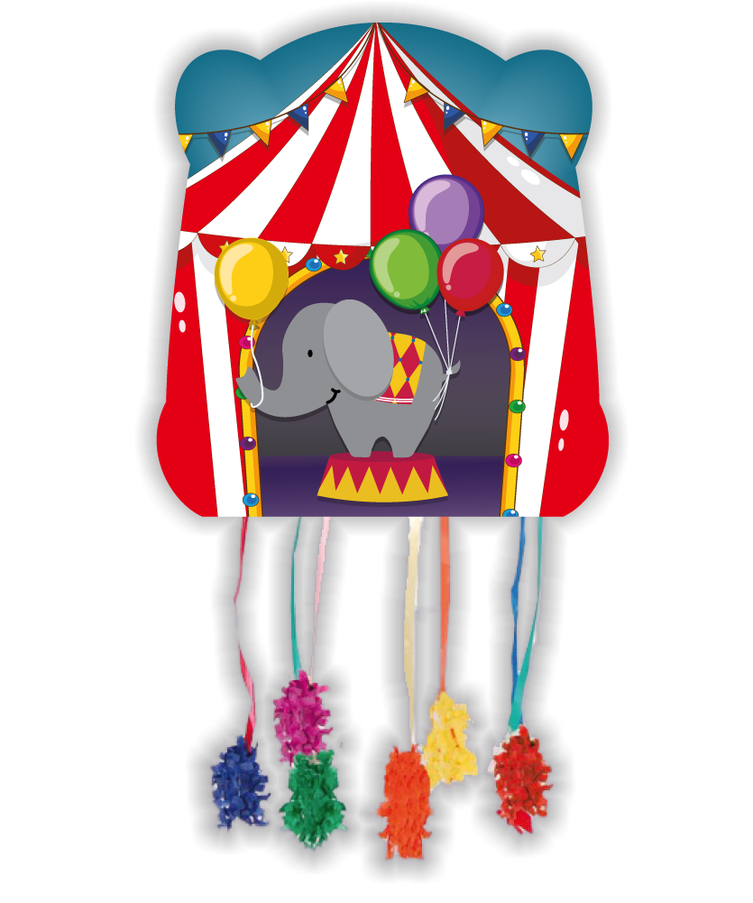 Piñata da circo 28 x 33 cm