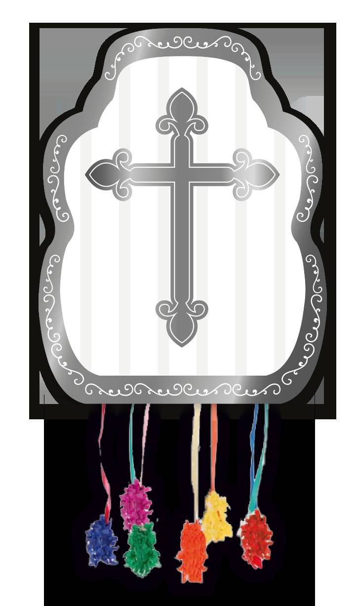 Piñata Divinity Argento 46 x 33 cm