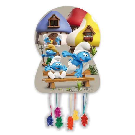 Grande piñata Schtroumpfs 65 x 46 cm