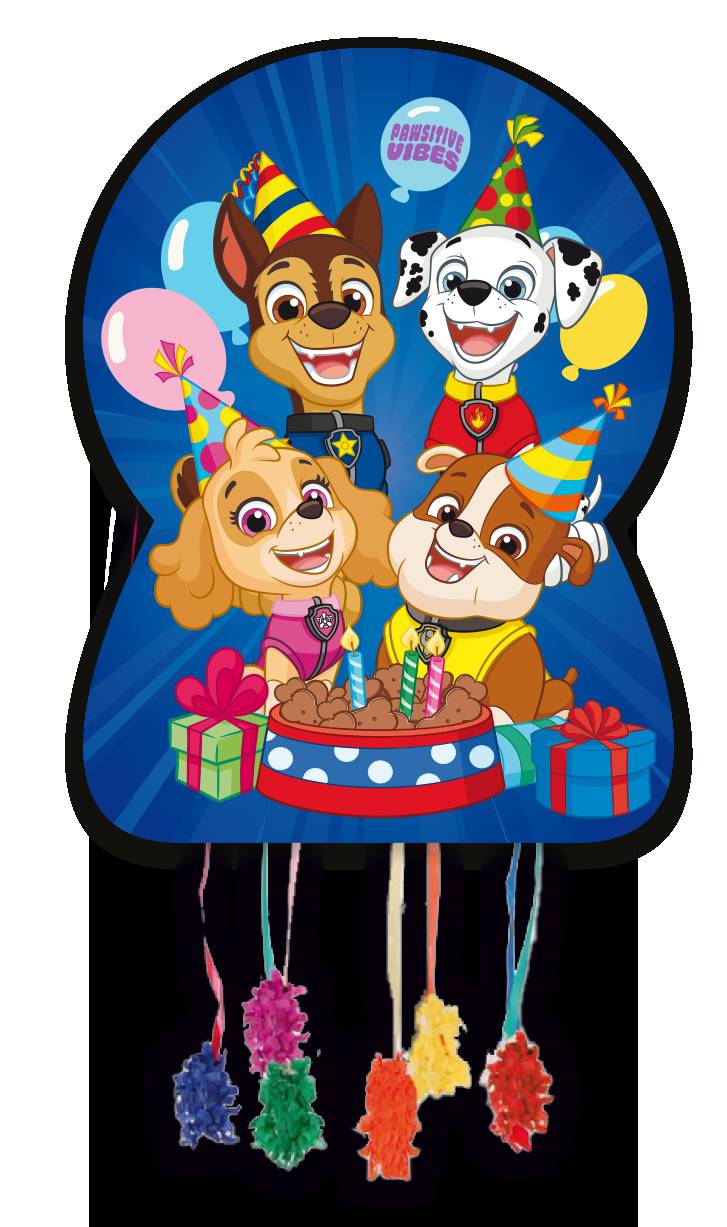 Piñata grande Paw Patrol 65 x 46 cm