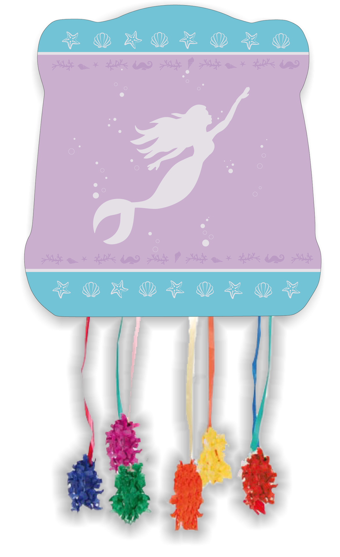 Piñata SIRENA SHINE 28 x 33 cm