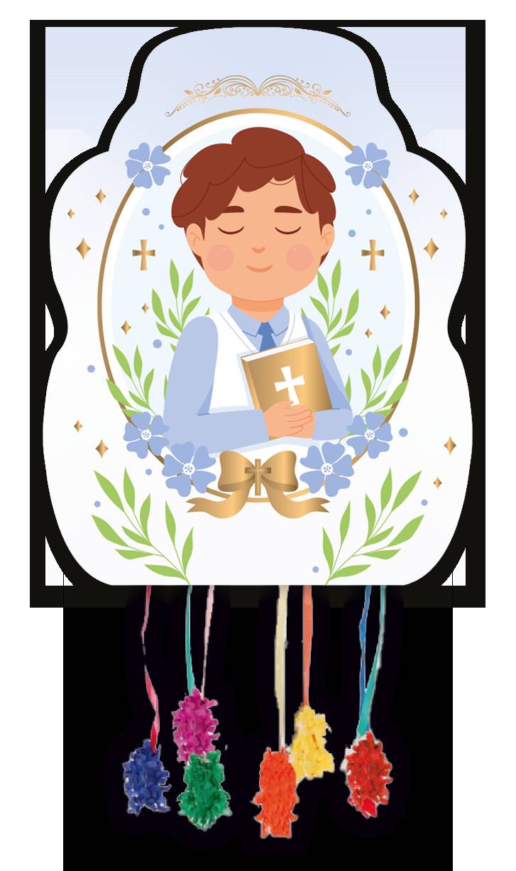 Piñata Mediana 46 x 33 cm Comunión Boy