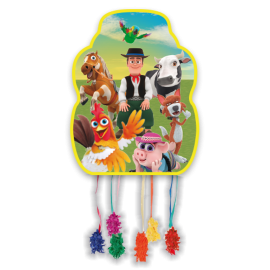 Piñata Mediana La Granja De Zenon 33 X 46 CM