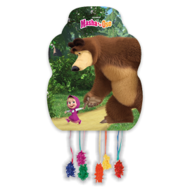 Piñata Masha et Michka 33 x 46 cm