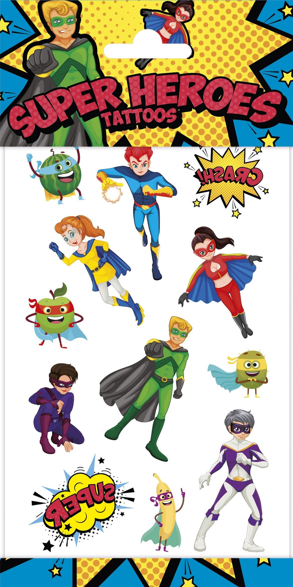 Festa dei tatuaggi dei supereroi