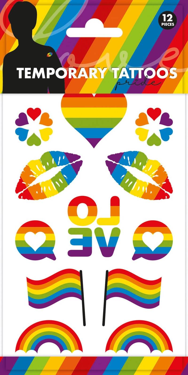 Tatuajes Pride 100 x 200 mm