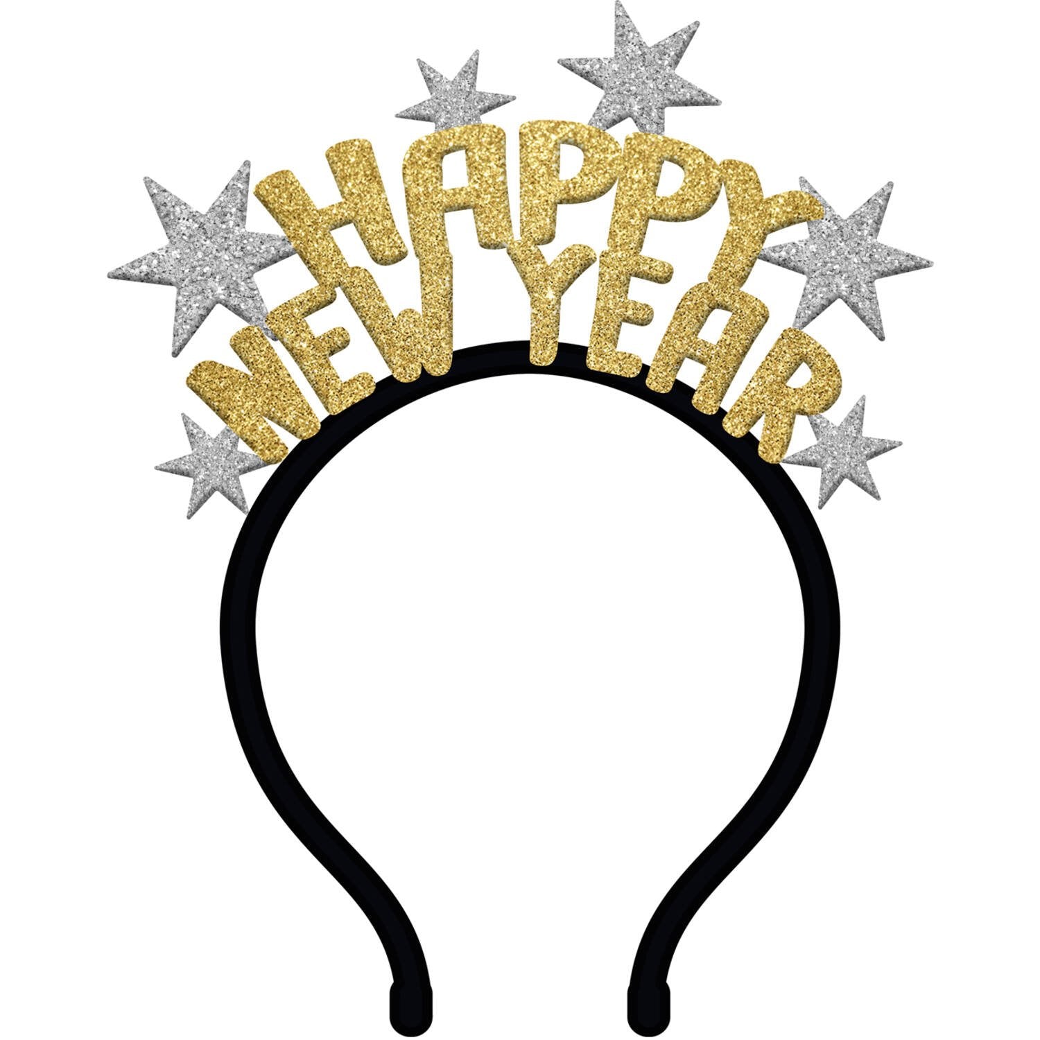 Tiara Shine Happy New Year Nero Oro