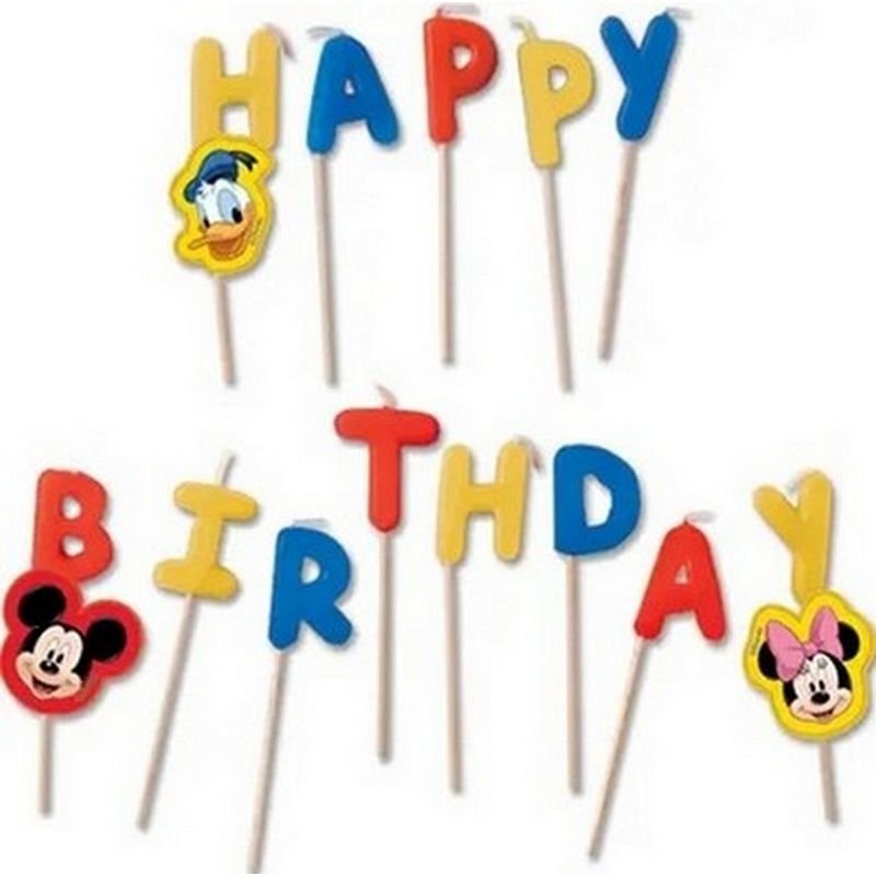 BUON COMPLEANNO CANDELE DI TOPOLINO