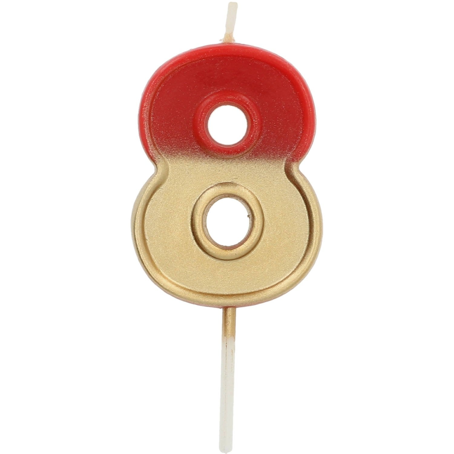 Candela Numero 8 Bicolore 5 cm