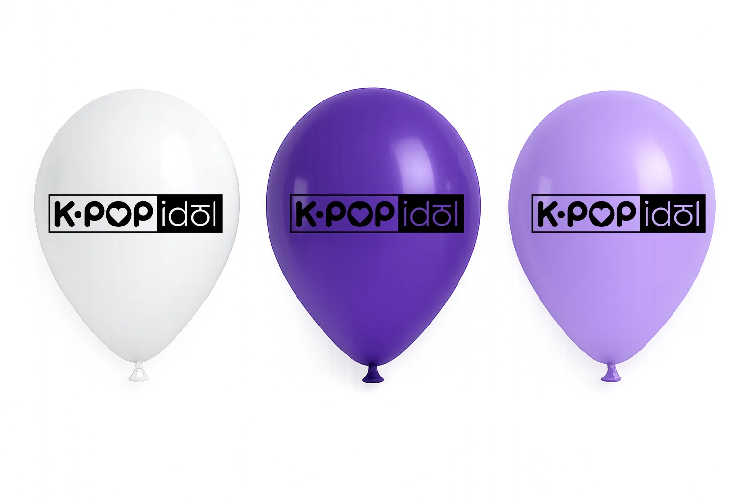 8 Palloncini in Lattice K-Pop Idol