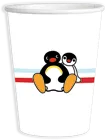 8 Bicchieri Pingu