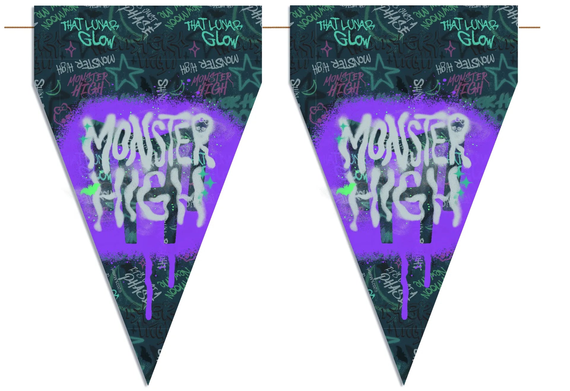 Banderín Monster High Adult