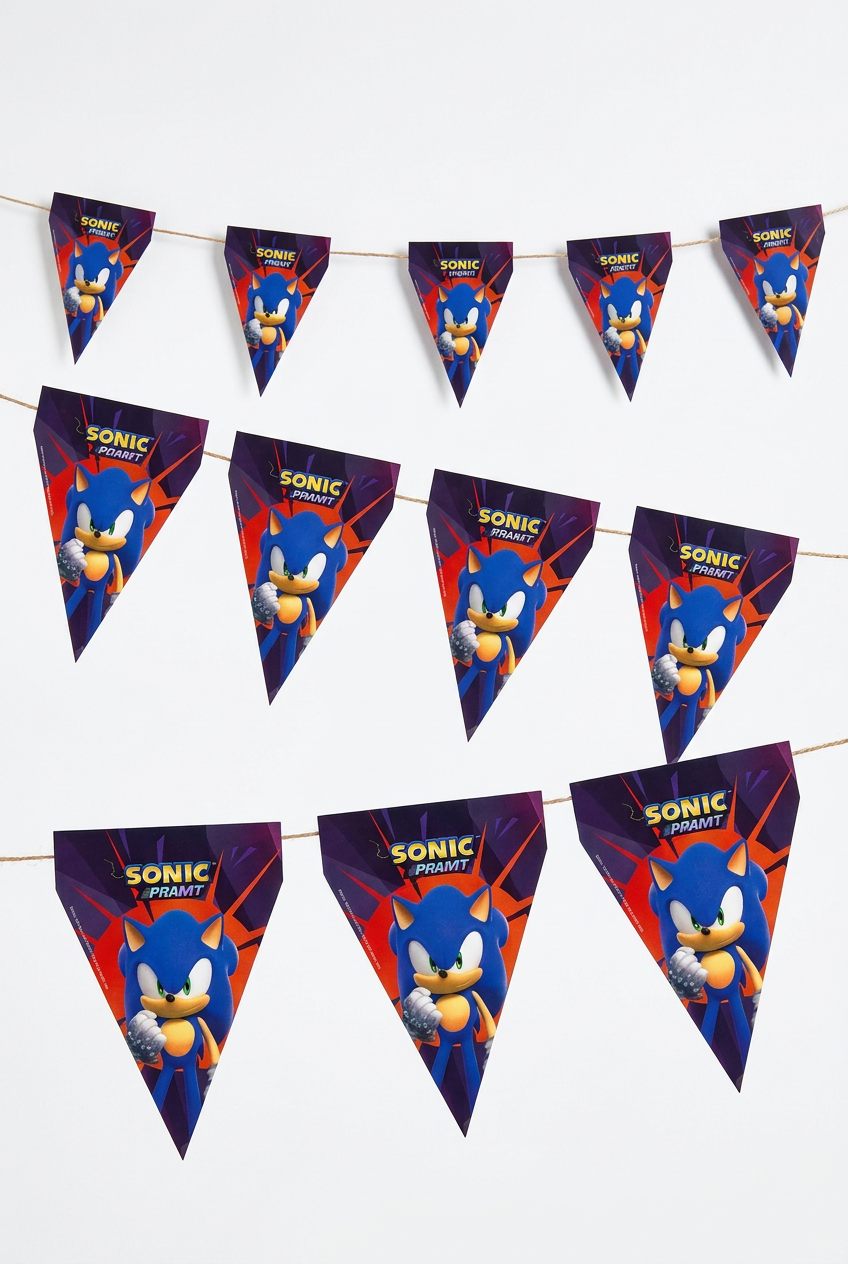 Banderin Sonic 3 m