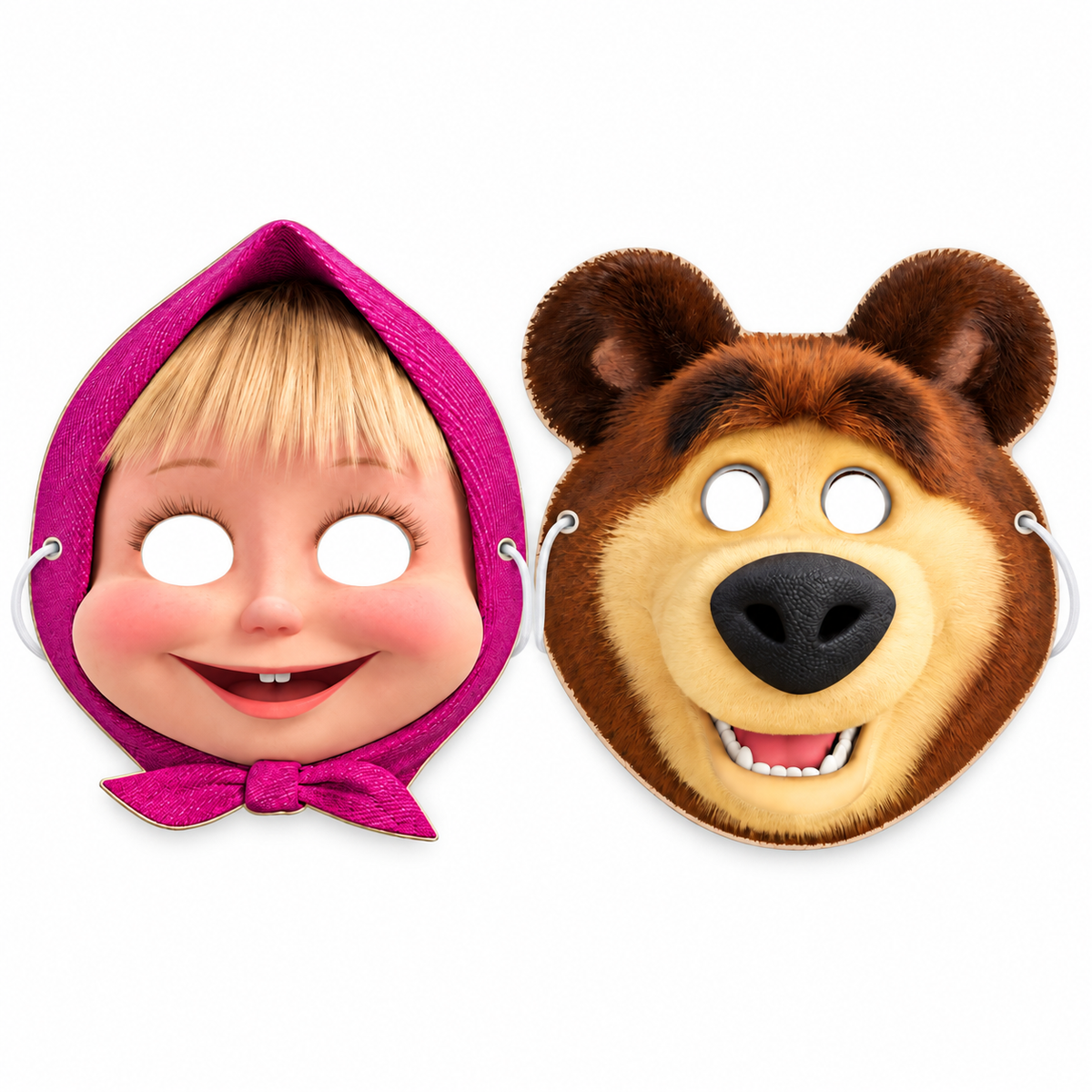 6 Masha and the Bear Masks